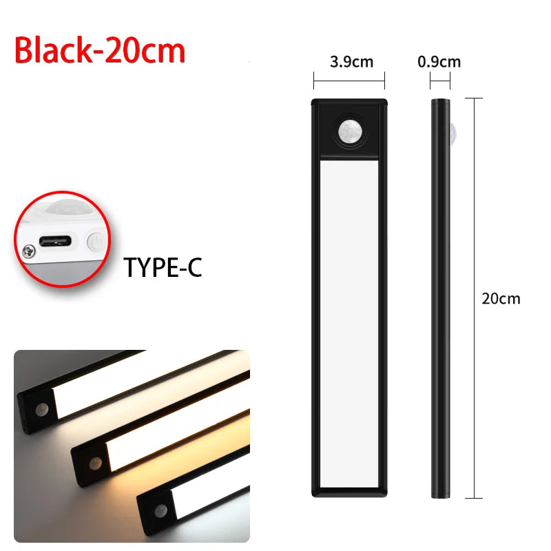 LED Motion Sensor Light Night Light Wireless USB