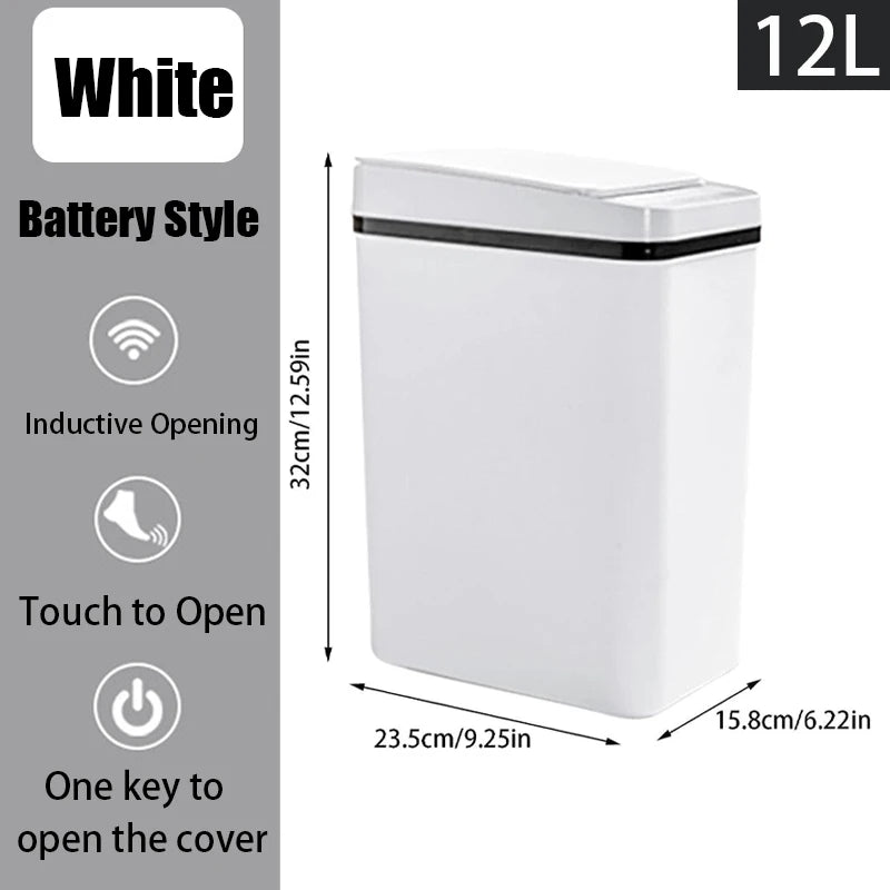 Bathroom Touchless Trash Motion Sensor-Activated