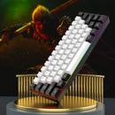 Wired gaming keyboard, RGB backlight ultra compact