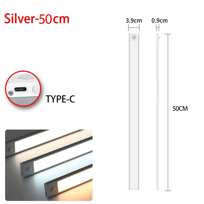 LED Motion Sensor Light Night Light Wireless USB