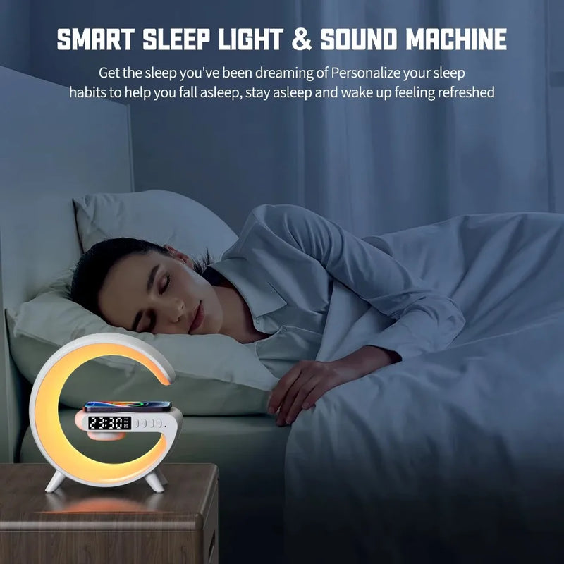 Multifunction Wireless Charger Stand Bluetooth Audio