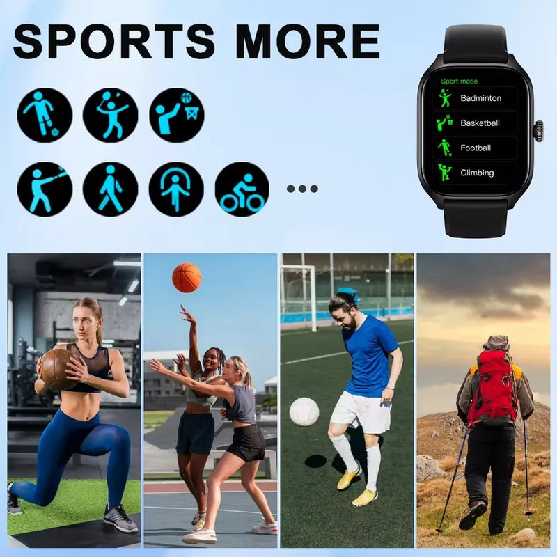 Smart Watch Android IOS Phone  Inch Color Screen