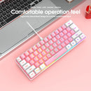 Wired gaming keyboard, RGB backlight ultra compact