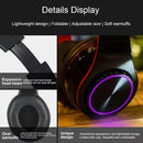 Bluetooth Headset Foldable Headphones HiFi Stereo