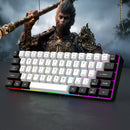 Wired gaming keyboard, RGB backlight ultra compact