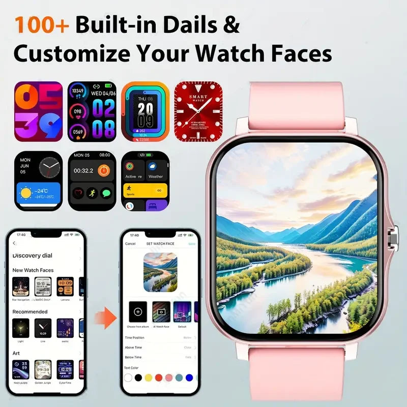 KESHUYOU Smart Watch Bluetooth Talking Blood