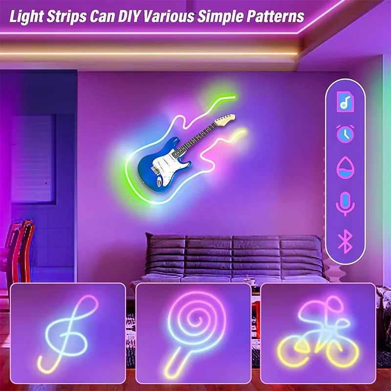 USB RGBIC Neon LED Strip RGBIC Neon lamp tape