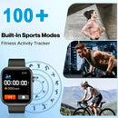 New Smartwatch Men Android IOS Phone Screen Bluetooth