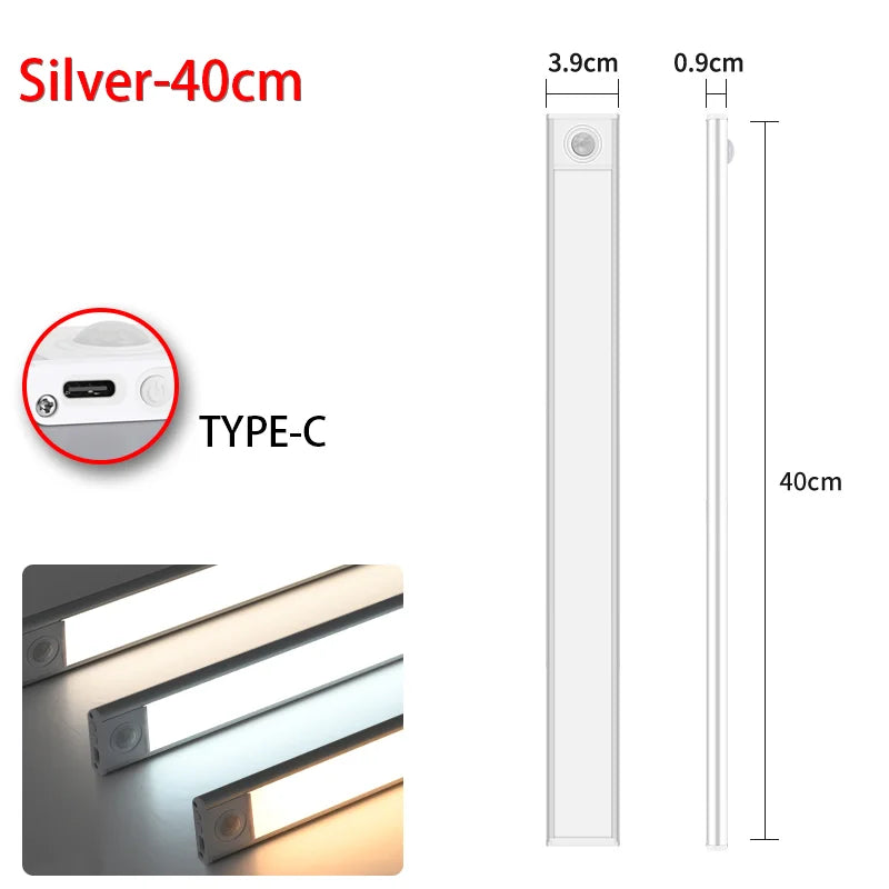 LED Motion Sensor Light Night Light Wireless USB