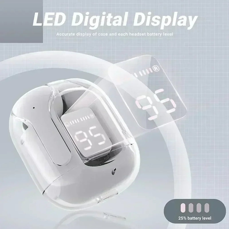 Original Bluetooth Headphones TWS Transparent Wireless