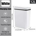 Bathroom Touchless Trash Motion Sensor-Activated