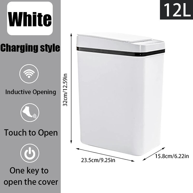 Bathroom Touchless Trash Motion Sensor-Activated