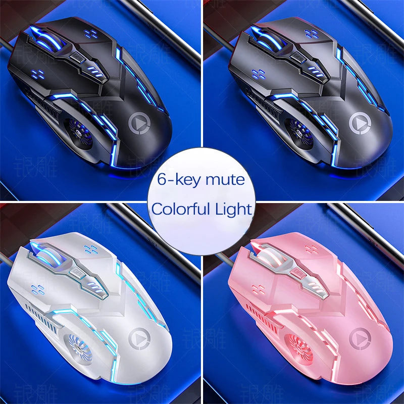 UTHAI G5 Six key wired illuminated gaming mouse,