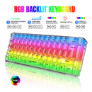 Wired gaming keyboard, RGB backlight ultra compact
