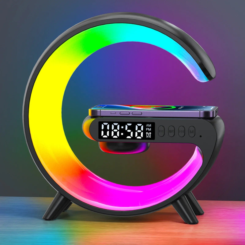 Multifunction Wireless Charger Stand Bluetooth Audio
