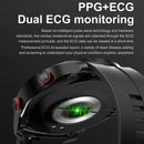 ECG+PPG Bluetooth Call Smart Watch Men Laser