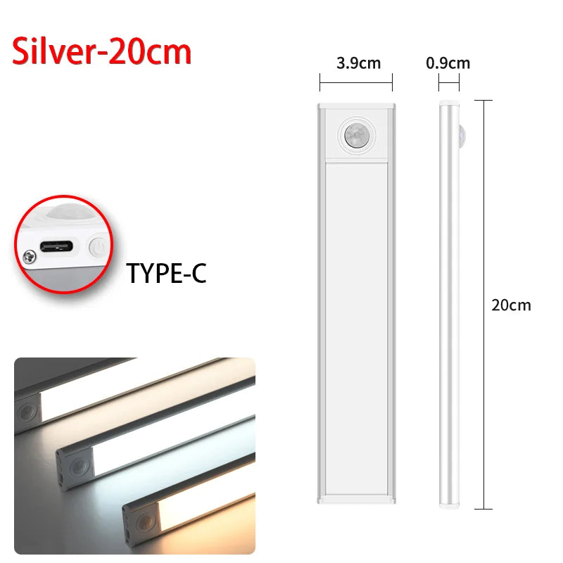 LED Motion Sensor Light Night Light Wireless USB